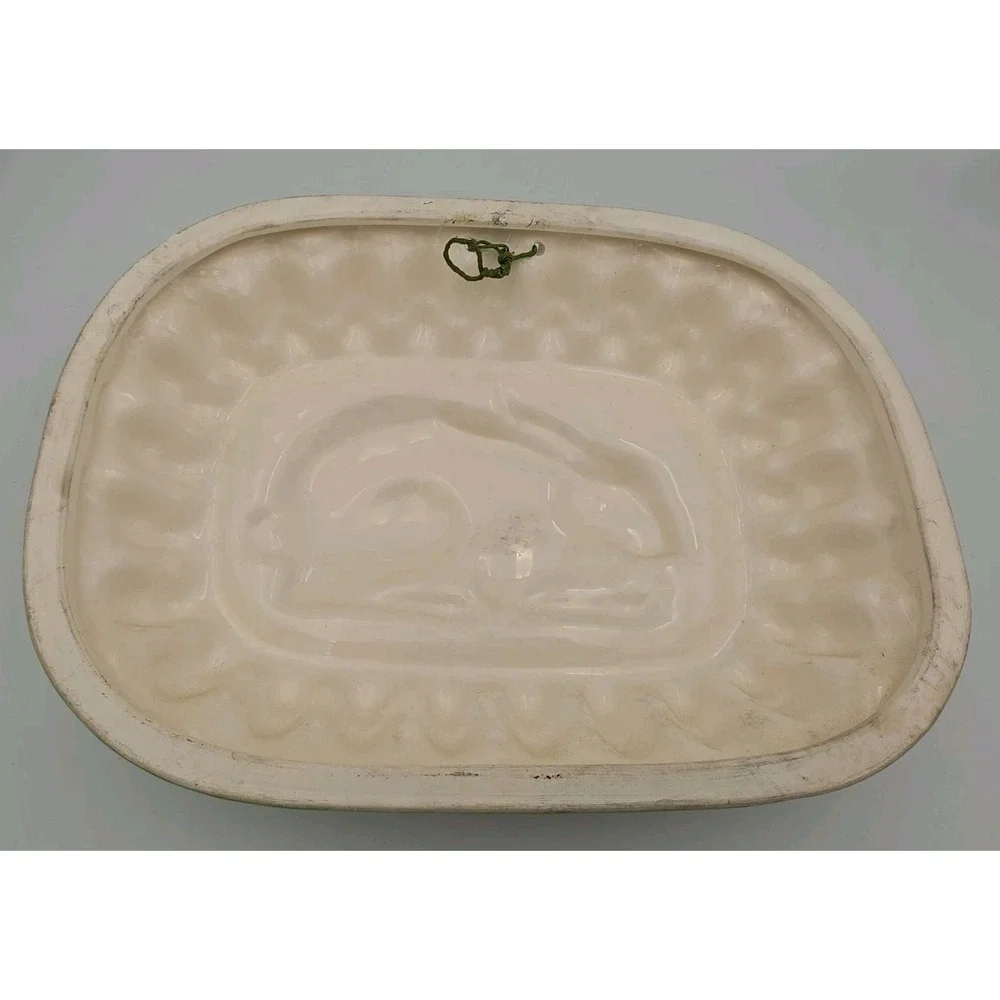 Towle Sigma Tastesetter White Rabbit Ceramic 3-D Gelatin Mold Japan Decorative